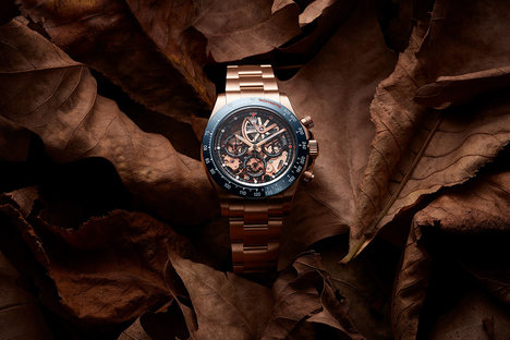 Artisans de Geneve La Blausee Gold Rolex Daytona Watch Artisans de Geneve La Blausee Gold Rolex Daytona Watch
