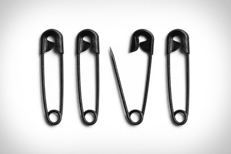 Standard Issue Black Safety Pins