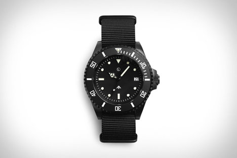 MWC Black Military Sub Watch MWC Black Military Sub Watch