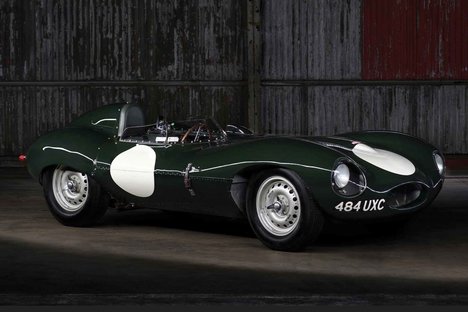 1955 Jaguar D-Type Race Car