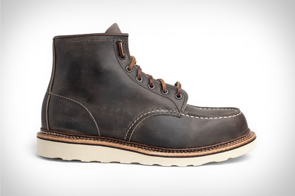 Red wing moc toe hot sale concrete rough and tough