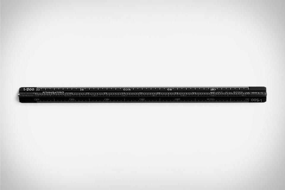 Titanium Decimal Chart Ruler | Uncrate