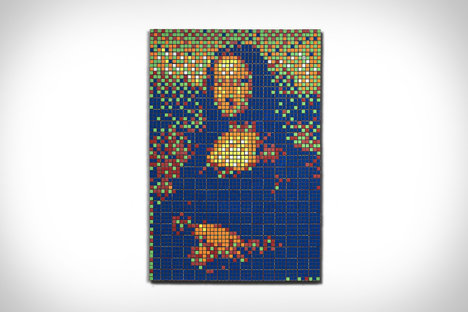 Invader's Rubik Mona Lisa Invader's Rubik Mona Lisa