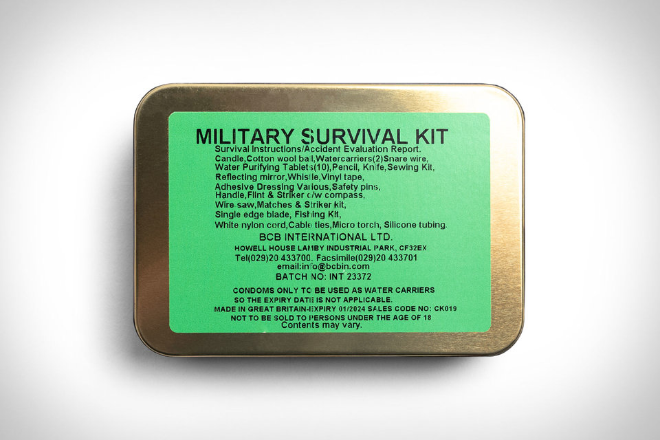 Military Survival Tin