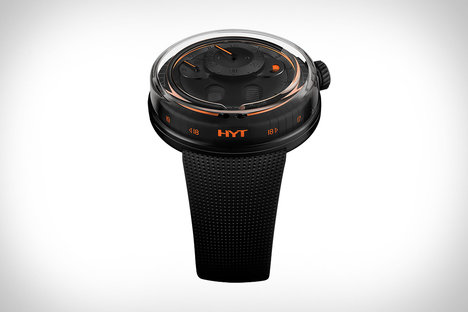 HYT H0 Black Fluid Watch HYT H0 Black Fluid Watch