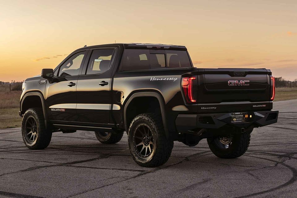 Hennessey Goliath 700 GMC Sierra Truck | Uncrate