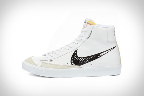 Nike Blazer Mid 77 Scribble Sneaker Nike Blazer Mid 77 Scribble Sneaker