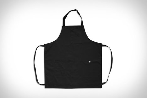 Stock Black Twill Apron Stock Black Twill Apron
