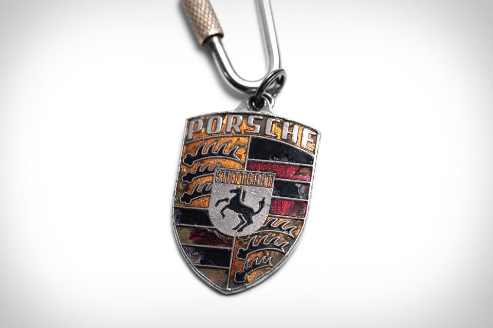 Mr. Cupps x Uncrate Vintage Porsche Keychain Uncrate