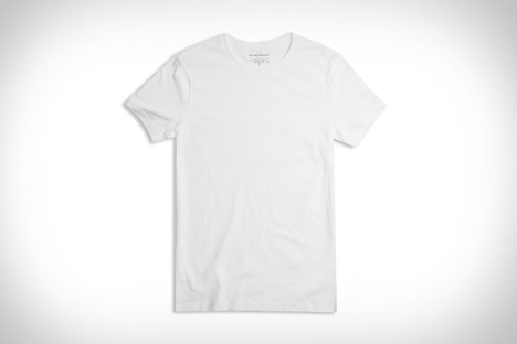 Brot &amp; Boxer T-Shirt mit Rundhalsausschnitt