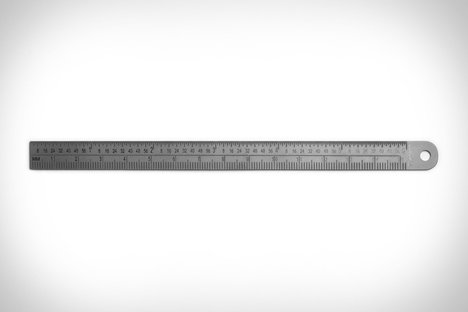Titanium Decimal Chart Ruler Titanium Decimal Chart Ruler
