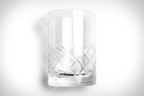 Etched Mixing Glass Etched Mixing Glass