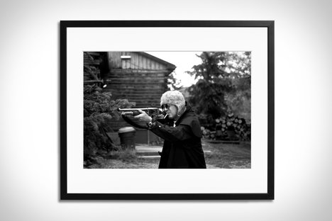 Hunter S. Thompson Shooting Framed Print Hunter S. Thompson Shooting Framed Print