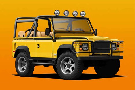 Twisted Electric Land Rover Defender 90 SUV Twisted Electric Land Rover Defender 90 SUV