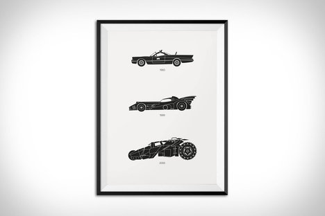 The Batmobile Framed Print