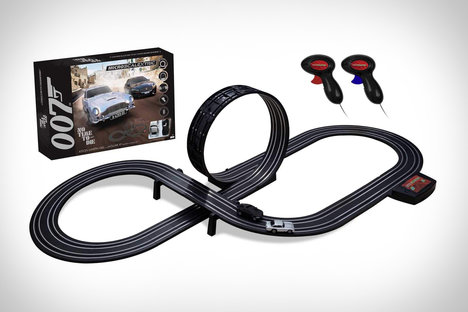 Micro Scalextric James Bond No Time to Die Slot Car Set Micro Scalextric James Bond No Time to Die Slot Car Set