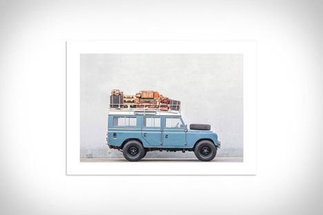 Defender Road Trip Art Print