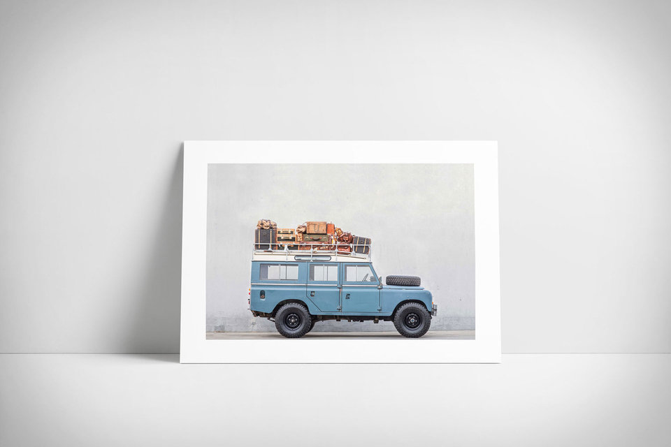 Defender Road Trip Art Print | Uncrate