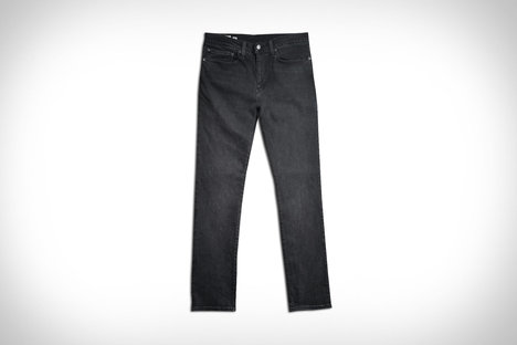 Levi&#39;s Premium 511 schwarze Spüljeans