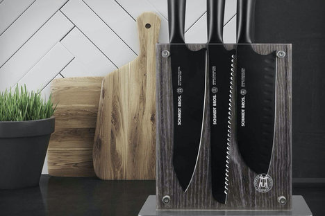 Schmidt Bros. Jet Black Knife Block Set Schmidt Bros. Jet Black Knife Block Set