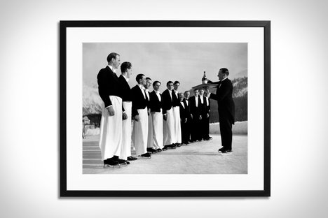 Grand Hotel Skating Waiters Framed Print Grand Hotel Skating Waiters Framed Print