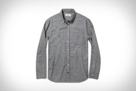 Taylor Stitch Jack Charcoal Fleck Shirt