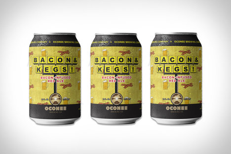 Oconee Brewing Co. x Waffle House Bacon & Kegs Red Ale Oconee Brewing Co. x Waffle House Bacon & Kegs Red Ale