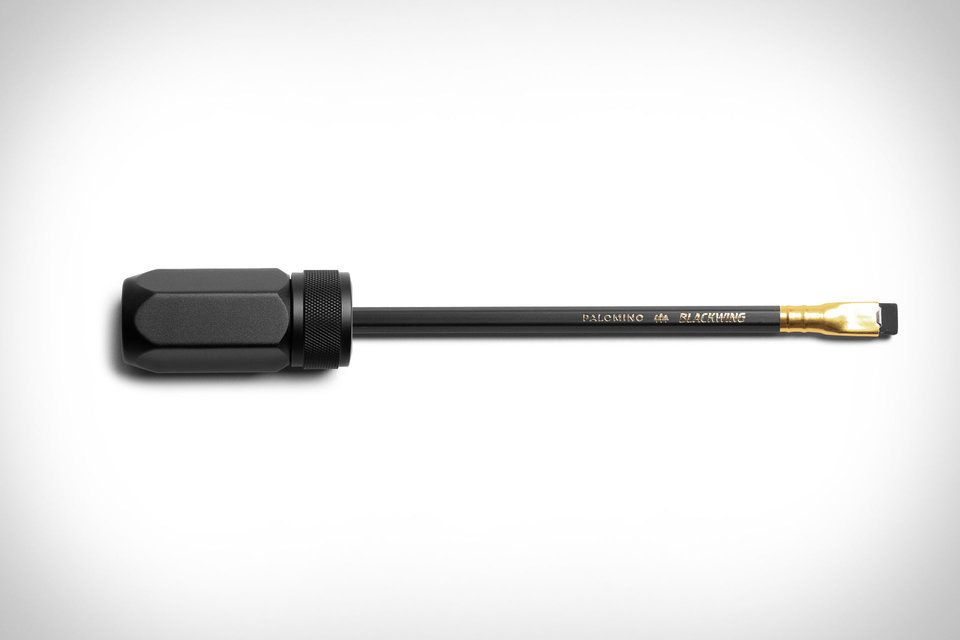 Blackwing One-Step Long Point Pencil Sharpener in Black by Blackwing