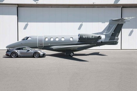 Embraer + Porsche Duet Jet & Car Combo Embraer + Porsche Duet Jet & Car Combo