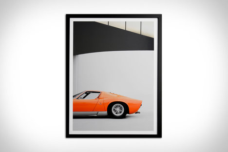 兰博基尼Miura裱框打印