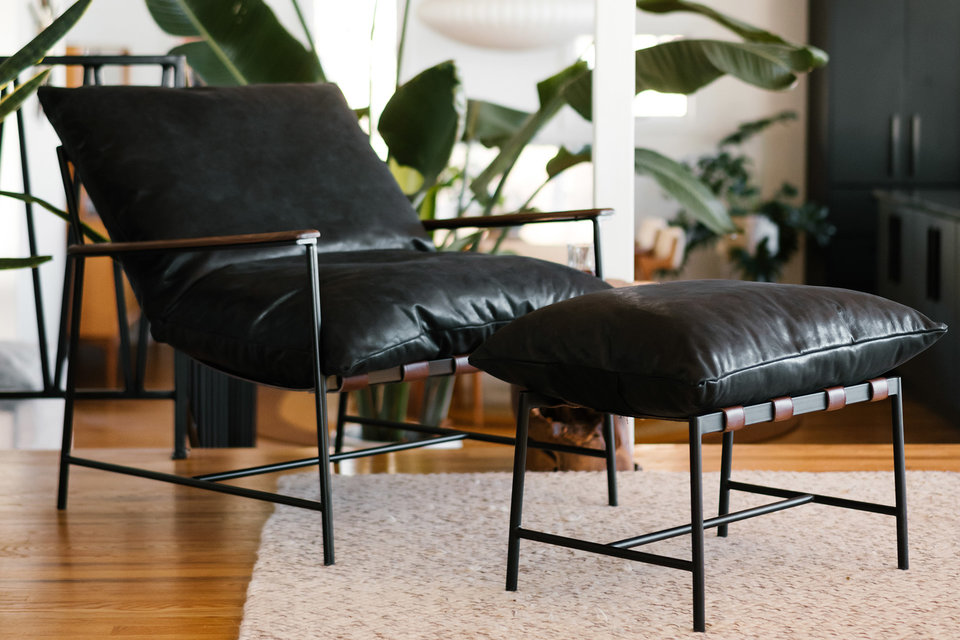 Denver Modern Vail Lounge Chair & Ottoman