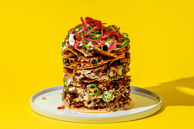 Guy Fieri's BBQ Trash Can Nachos