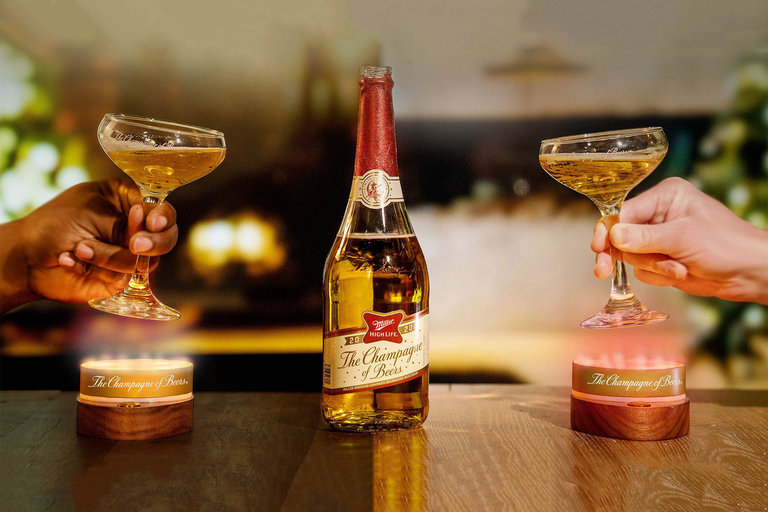 Miller High Life Toast From Afar Glasses