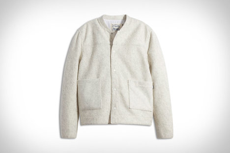 Veste camionneur en polaire Levi&#39;s Made &amp; Crafted