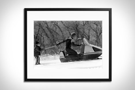 Robert Redford Snowmobile Framed Print Robert Redford Snowmobile Framed Print