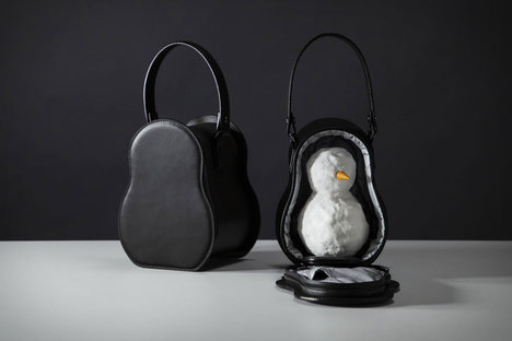 Tsuchiya Leather Snowman Bag