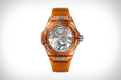 Hublot Big Bang Tourbillon Automatic Orange Sapphire Watch Hublot Big Bang Tourbillon Automatic Orange Sapphire Watch