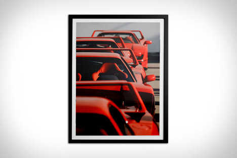 Quattro Ferrari F40镜框打印