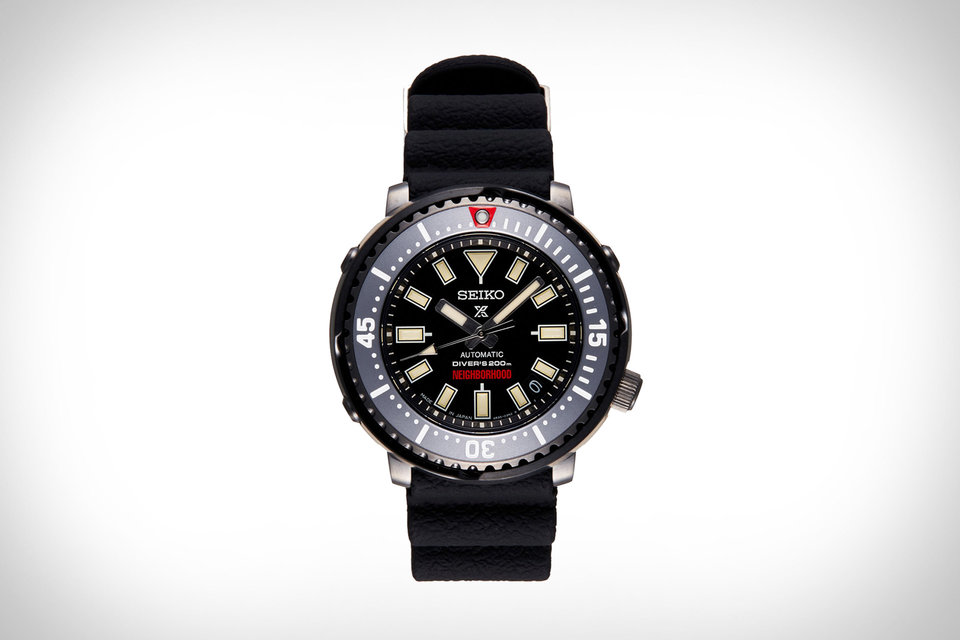 Seiko x Neighborhood SBDY077 Diver Watch | Uncrate