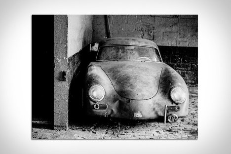 垃圾场保时捷356 Continental艺术打印