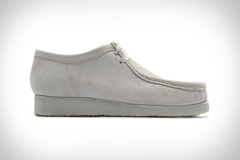 Clarks Wallabee White Chalky Suede Clarks Wallabee White Chalky Suede