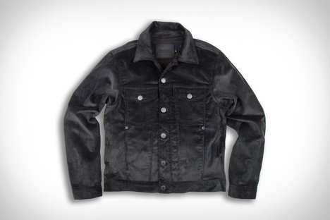 Veste en velours côtelé classique en tissu Freenote