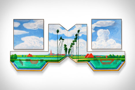 David Hockney's Tall Dutch Trees After Hobbema David Hockney's Tall Dutch Trees After Hobbema