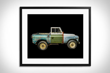 Land Rover Series II A Side View Framed Print Land Rover Series II A Side View Framed Print