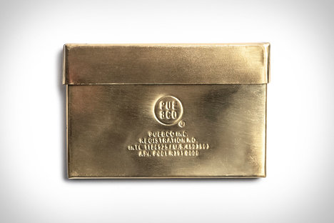 Brass Card Case