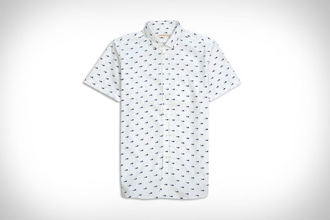 Far Afield Whale Print Shirt Far Afield Whale Print Shirt