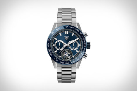 Tag Heuer Carrera 02T Blue Titanium Watch Tag Heuer Carrera 02T Blue Titanium Watch