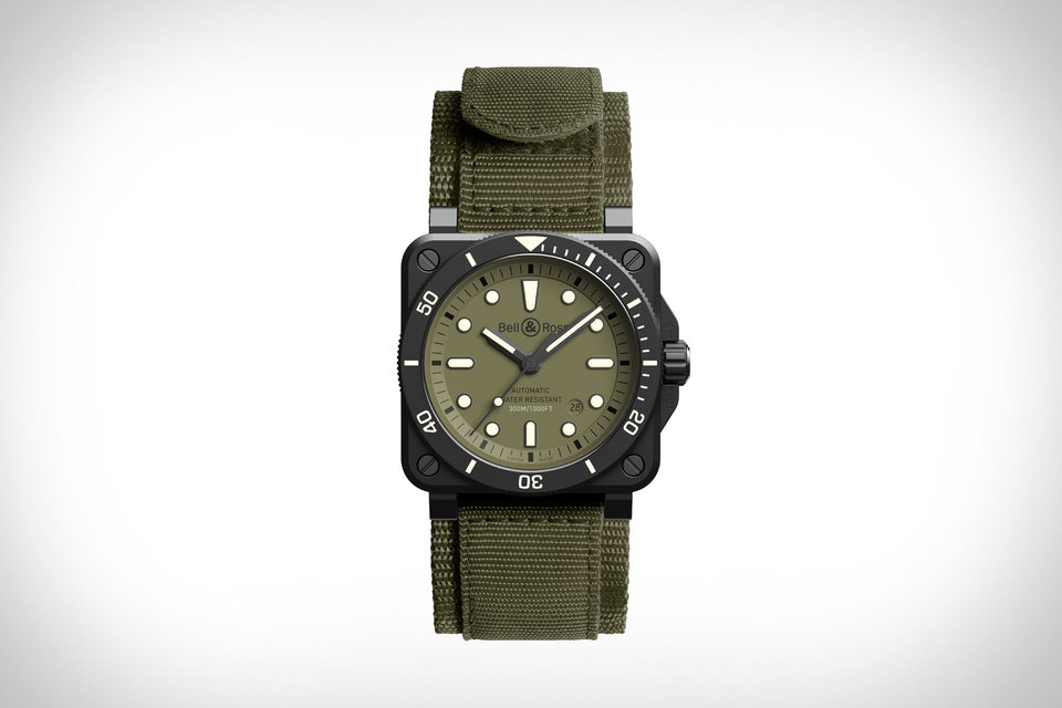 Bell Ross BR 03 92 Diver Military Watch Uncrate