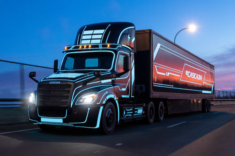 Freightliner eCascadia Electric Semi Truck Freightliner eCascadia Electric Semi Truck