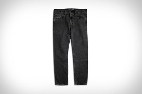 Levi&#39;s Made &amp; Crafted 502 Schwarzwasserjeans